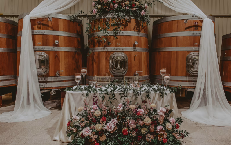 Big Head Wines set up for an event in Niagara-on-the-Lake.