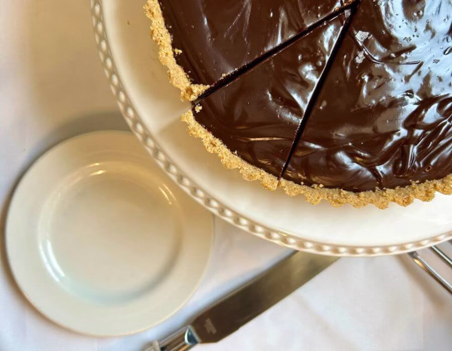 Icewine Chocolate Tart - Inn On The Twenty in Niagara-on-the-Lake, Ontario.