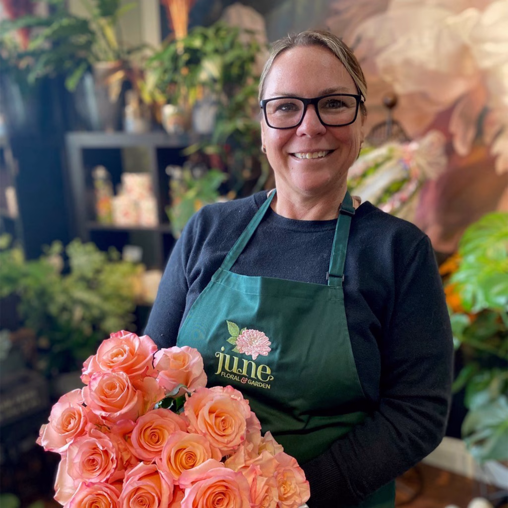 Joanne Bassie, a designer from June Floral & Garden in Niagara-on-the-Lake.