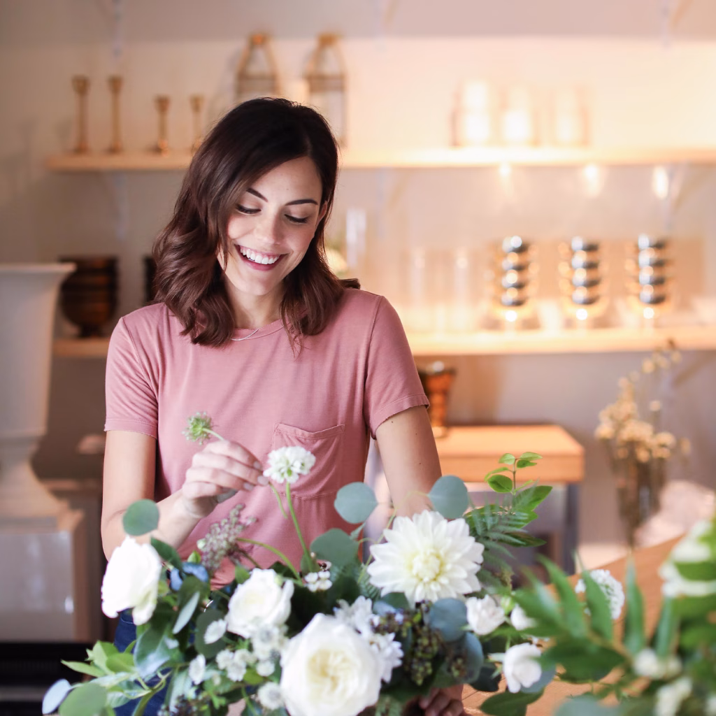 Kalin Falconer, a designer from Bloom & Co. in Niagara-on-the-Lake.