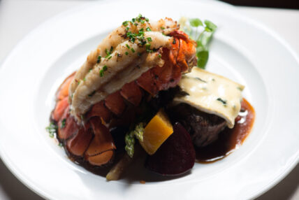 Food served at a winery wedding venue in Ontario