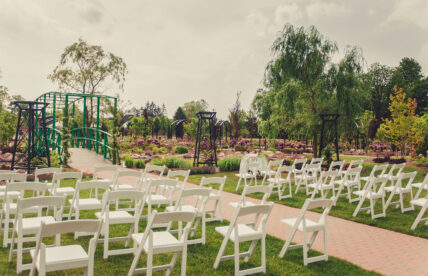 Guest view of Pont du Mont wedding venue at the Pillar & Post Hotel in Niagara-on-the-Lake