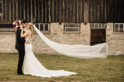 A timeless wedding at Cave Spring Vineyard in Jordan, Ontario.