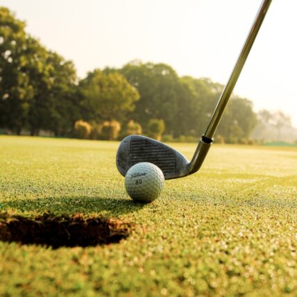 Golfing in Twenty Valley in the Summer.