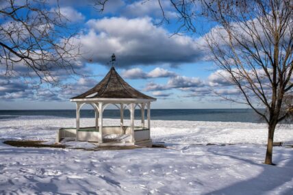 The gazebo in Queen’s Royal Park, Niagara-on-the-Lake.