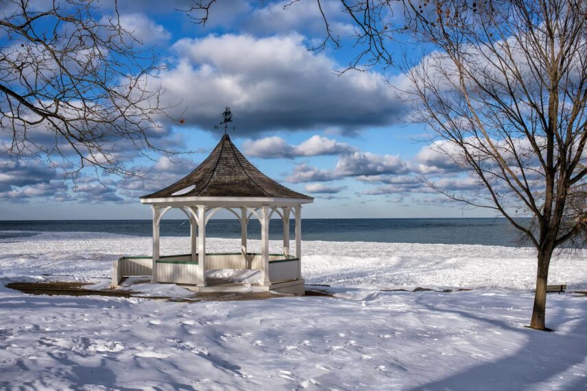 The gazebo in Queen’s Royal Park, Niagara-on-the-Lake.