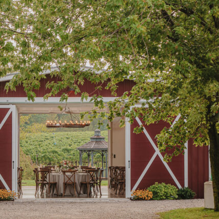 Cave Spring Vineyard, and outdoor wedding venue near Niagara on the Lake