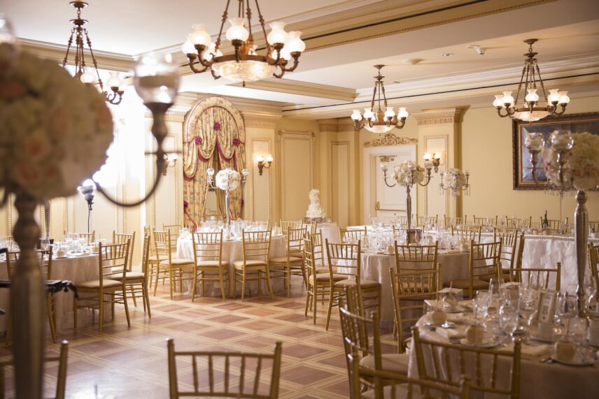 The Victoria & Albert Ballroom inside the Prince of Wales hotel in Niagara-on-the-Lake.