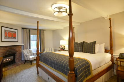 A bedroom that is part of a guest block, rented out to many guests in a group.