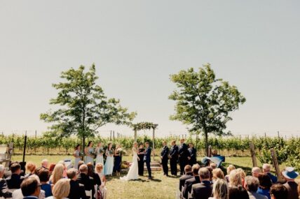 Outdoor wedding venue at Headlands Site at Inn On The Twenty