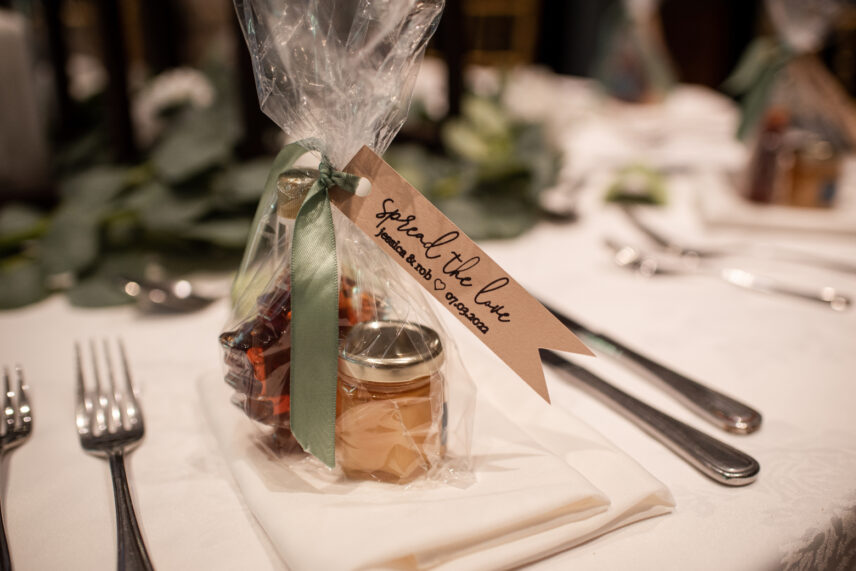 Millcroft maple syrup, a unique wedding favour idea