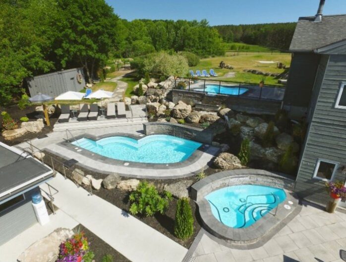 The Hot Spring Pools at Millcroft Spa.
