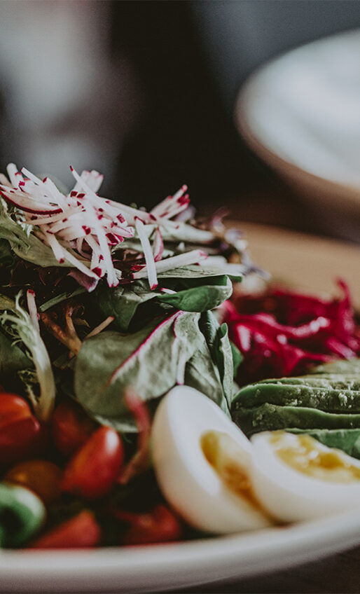 A salad served at Inn On The Twenty Restaurant in Jordan, Ontario.