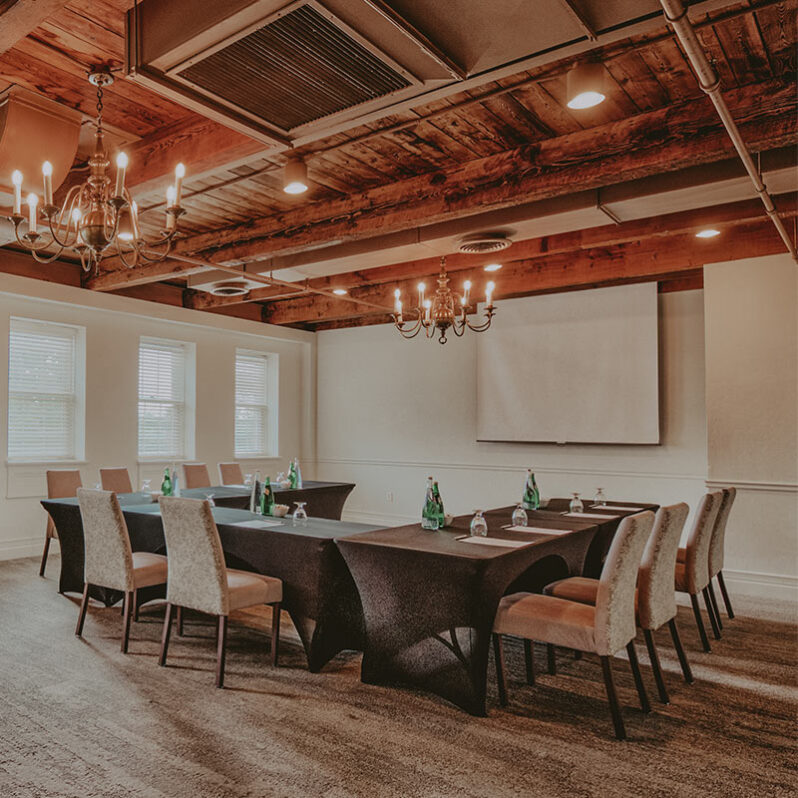 Jordan Room corporate meeting space at Inn On The Twenty in Jordan House in Jordan Village