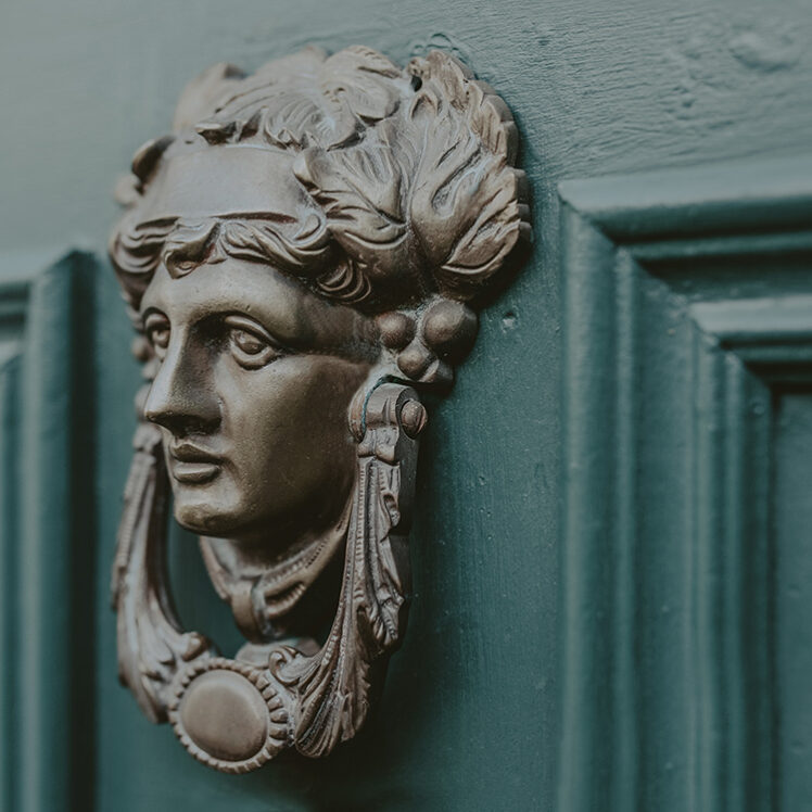 Vintage door knocker to corporate meeting venue at Inn On The Twenty in Jordan Village