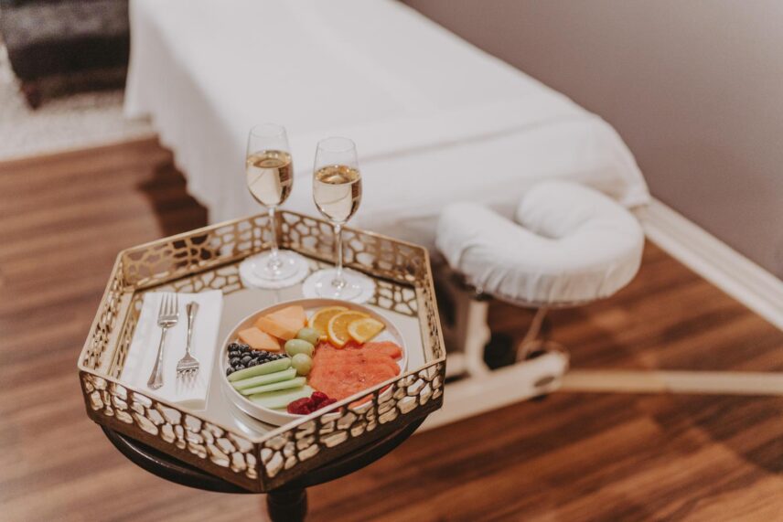 The Mindful Body Scrub treatment offered at Spa on the Twenty in Jordan Village.