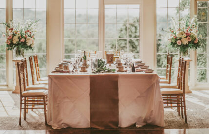 Window seating at Windows On The Twenty wedding venue at Inn On The Twenty in Jordan Village