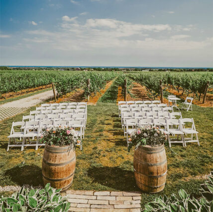The Escarpment Site wedding venue at Inn On The Twenty in Jordan Village