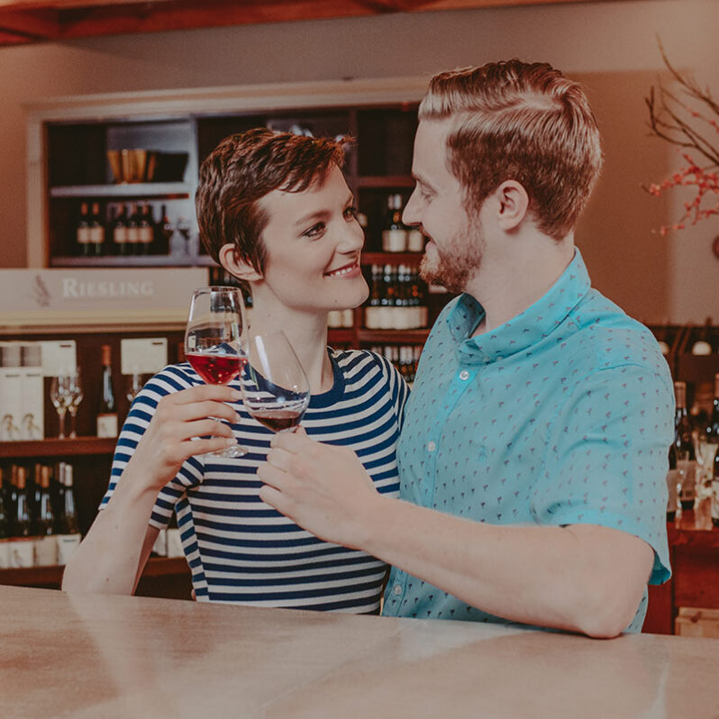 Couple exploring wine country at Jordan House in Jordan Village