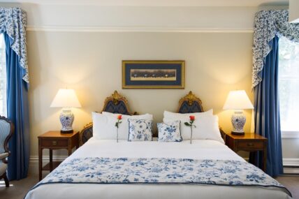 A Manor House guest room at Millcroft Inn & Spa in Caledon, Ontario.