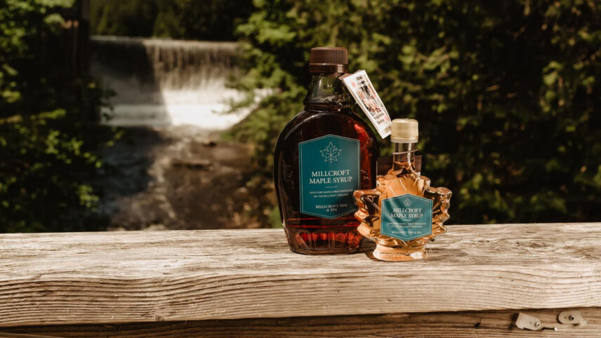Maple harvested at Millcroft Inn & Spa in Caledon, Ontario.