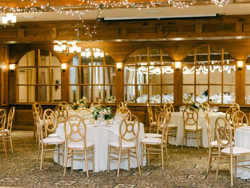 The Upper Canada Hall Ballroom inside the Pillar and Post hotel in Niagara-on-the-Lake.