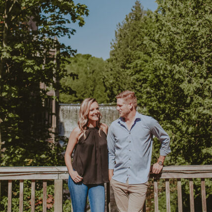 Couple taking a personal country retreat at Millcroft Inn & Spa in Caledon