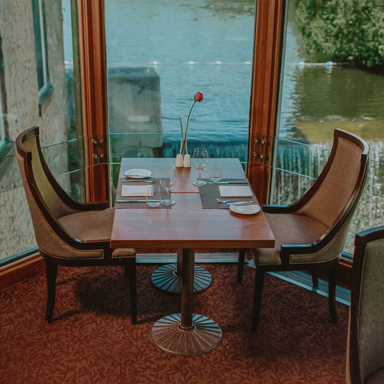 Enjoy beautiful views while dining at Millcroft Inn & Spa