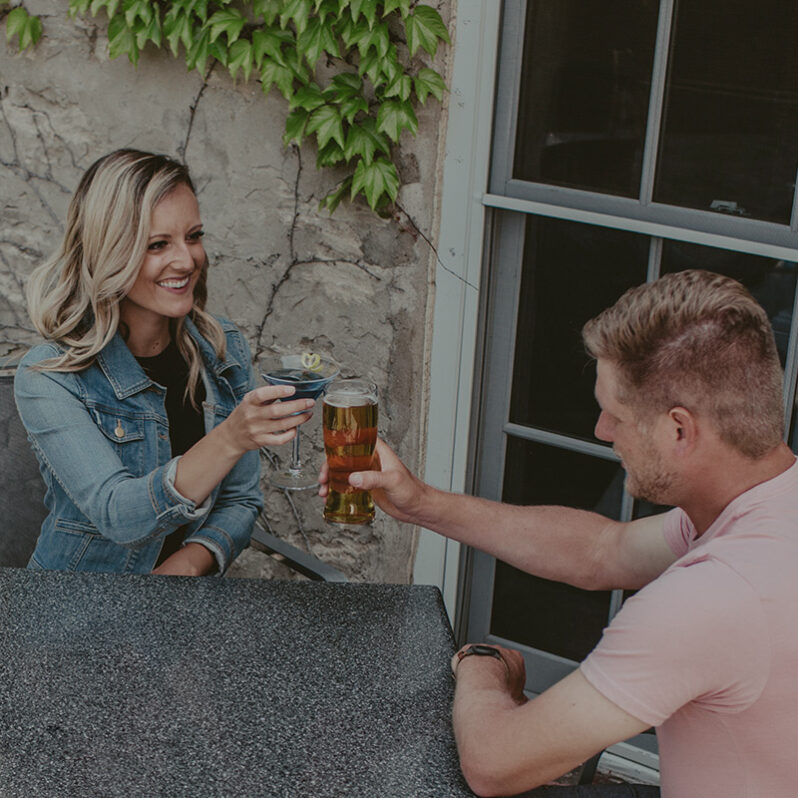 Couple dining at Millcroft Inn & Spa in Caledon