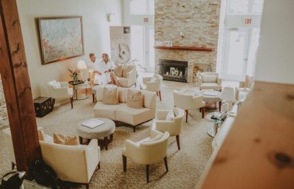 Spa lounge at Millcroft Inn & Spa in Caledon