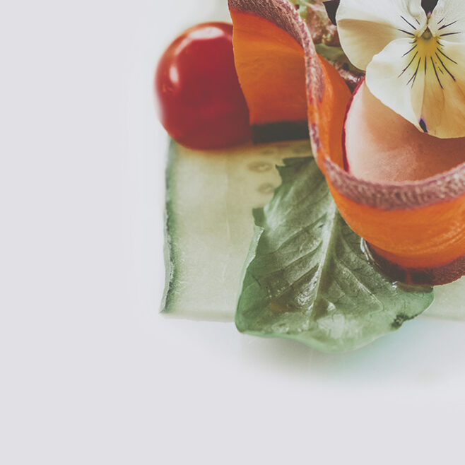 Healthy appetizers at Headwaters Lounge & Patio at Millcroft Inn & Spa in Caledon