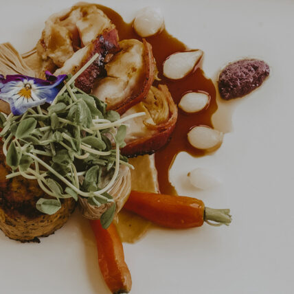 Gourmet table service catering for meetings at Millcroft Inn & Spa in Caledon