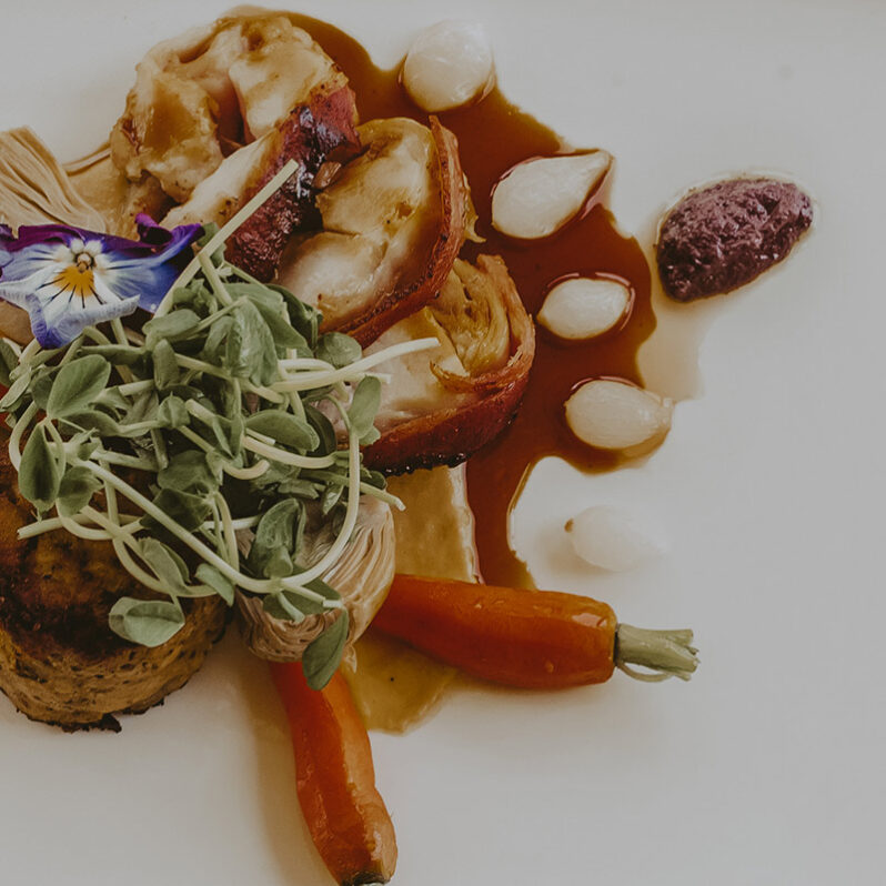 Gourmet table service catering for meetings at Millcroft Inn & Spa in Caledon