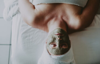 Luxury facial mask spa treatment at Millcroft Spa in Caledon, ON