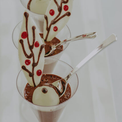 Rich chocolate desserts catered for weddings at Millcroft Inn & Spa in Caledon