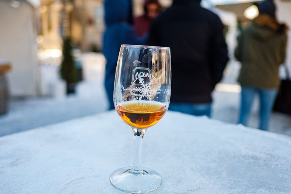 Icewine in the Niagara Icewine Village in Niagara on the Lake