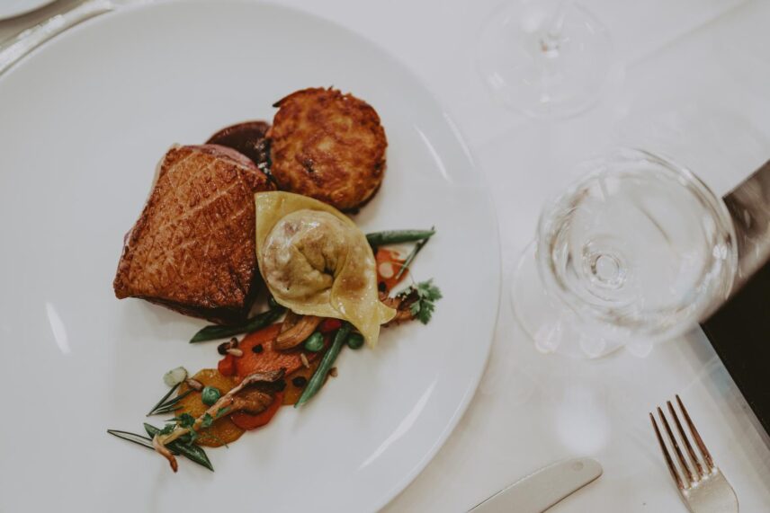 Salmon served at Noble Restaurant in Niagara-on-the-Lake.