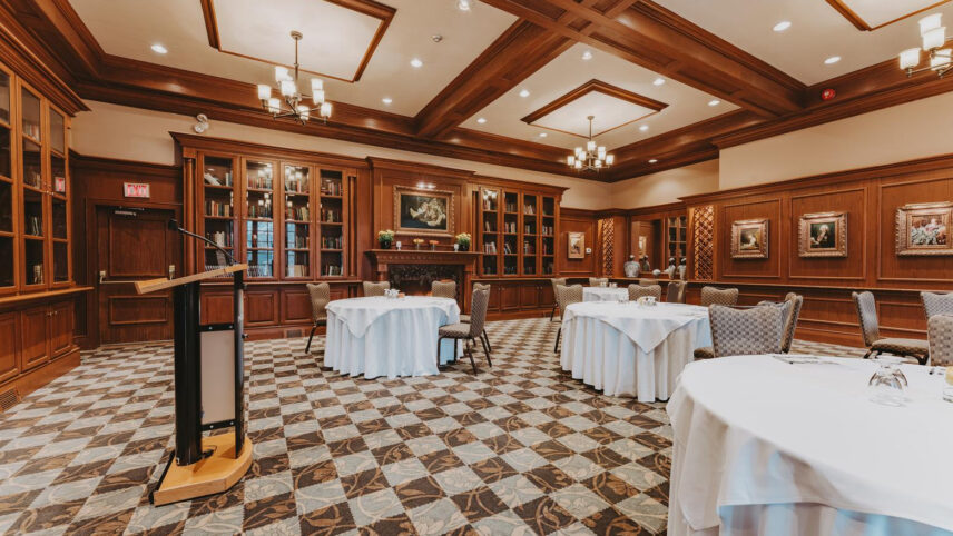 The Olde Library meeting venue inside the Pillar and Post hotel in Niagara-on-the-Lake.