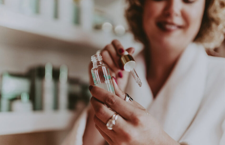 Spa skincare products at the Prince of Wales Hotel in Niagara-on-the-Lake