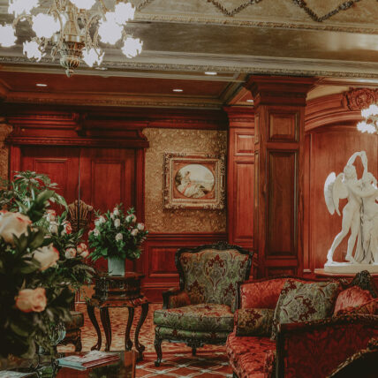 Seating area at Prince of Wales in Niagara-on-the-Lake
