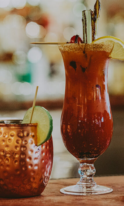 Handcrafted cocktail from Churchill Lounge at the Prince of Wales Hotel in Niagara-on-the-Lake