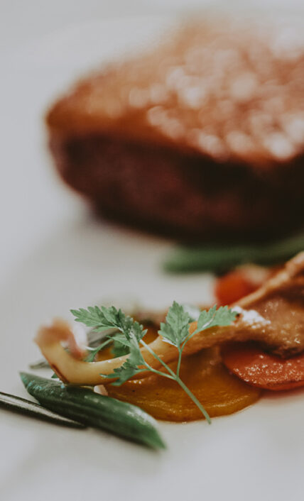Appetizing food served at Noble Restaurant at the Prince of Wales Hotel in Niagara on the Lake