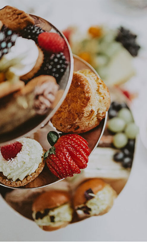 Pastries and fruit served at The Drawing Room in the Prince of Wales hotel in Niagara-on-the-Lake.