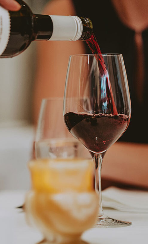 A sommelier pours a glass of Niagara wine during a conference at the Prince of Wales hotel in Niagara-on-the-Lake.