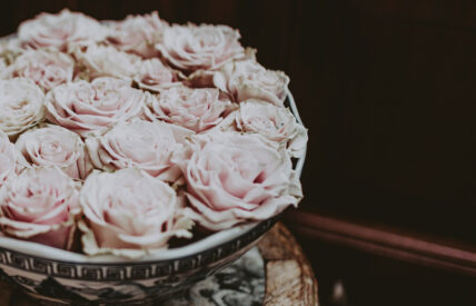Floral arrangement at Secret Garden Spa at Prince of Wales in Niagara on the Lake