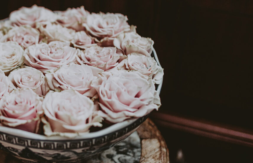 Floral arrangement at Secret Garden Spa at Prince of Wales in Niagara on the Lake