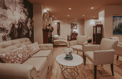 Lounge room at Secret Garden Spa at Prince of Wales in Niagara on the Lake