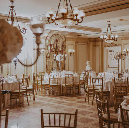 Victoria & Albert Ballroom reception venue at the Prince of Wales Hotel in Niagara-on-the-Lake