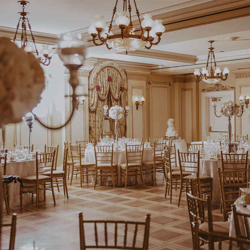 Victoria & Albert Ballroom reception venue at the Prince of Wales Hotel in Niagara-on-the-Lake