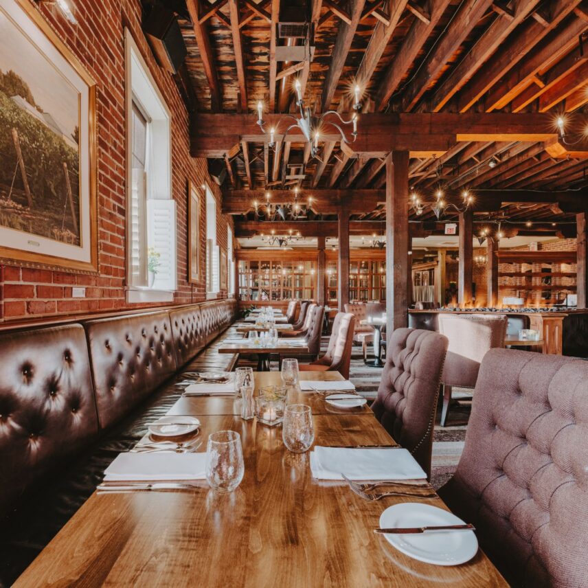 The Cannery Restaurant inside the Pillar and Post hotel in Niagara-on-the-Lake.
